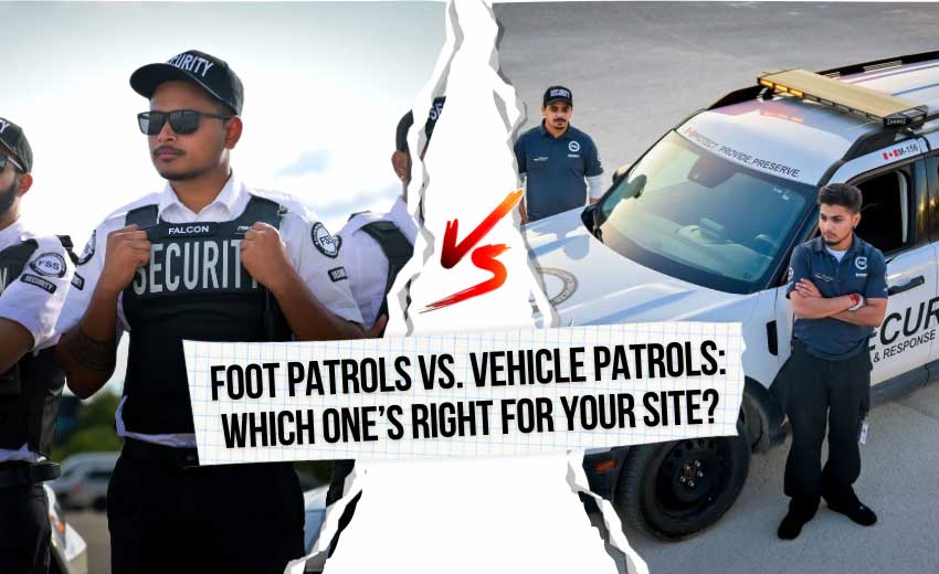 foot patrols vs vehicle patrols