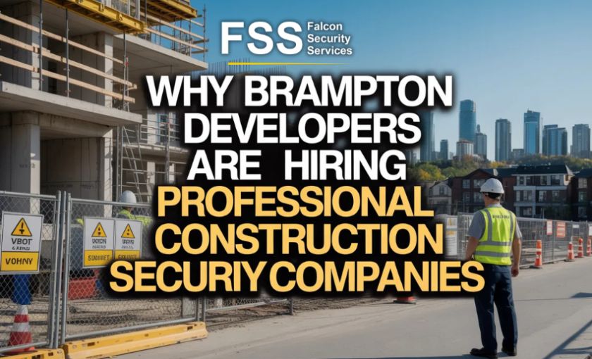 Why Brampton Developers Are Hiring Professional Construction Security Companies