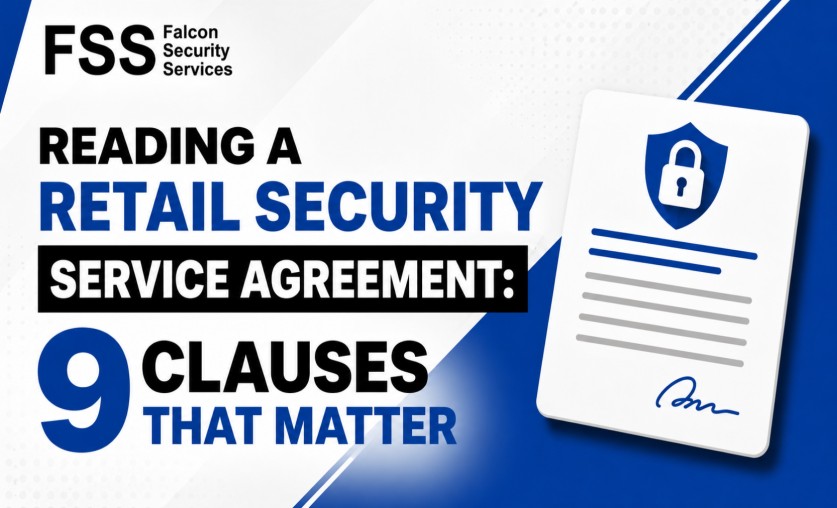 Reading a Retail Security Service Agreement 9 Clauses That Matter