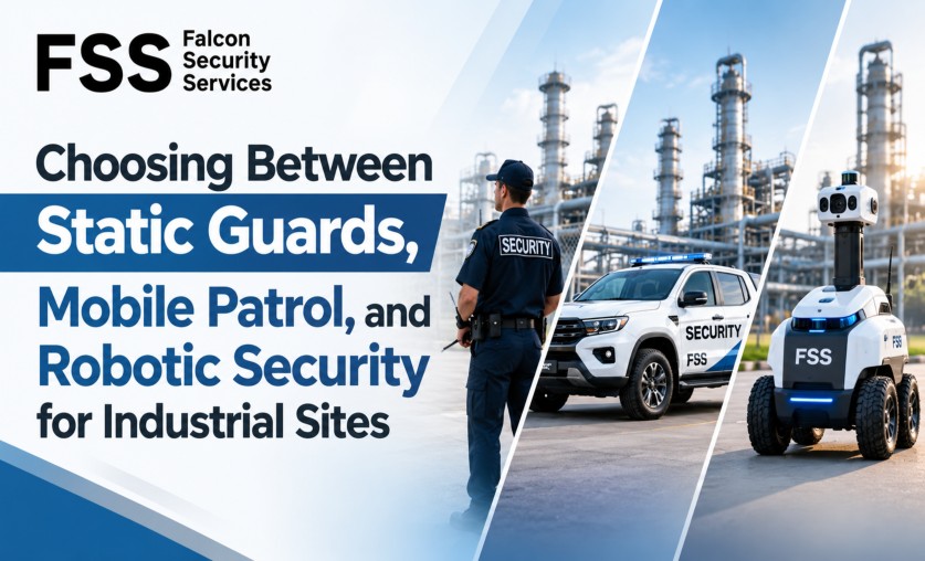 Choosing Between Static Guards, Mobile Patrol, and Robotic Security for Industrial Sites